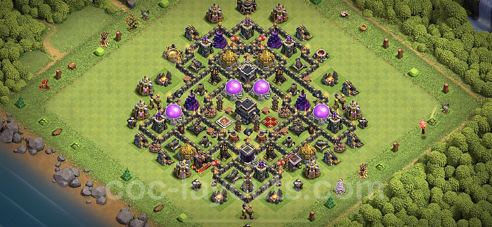 Meta TH9 Hybrid Base – Anti 3-Star Updated 2026