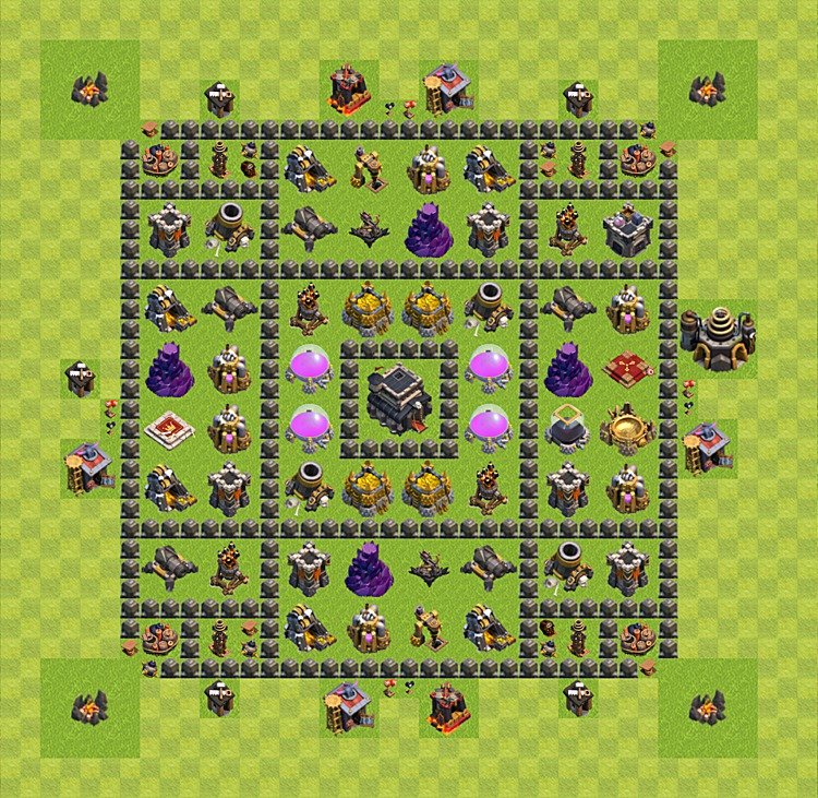 Meta TH9 Trophy Base – Trophy Pushing Updated CoC 2026