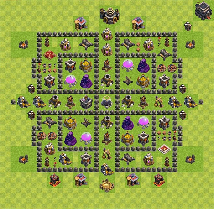 New TH9 Farming Base – Resource Protection Design & Copy Link Updated 2026