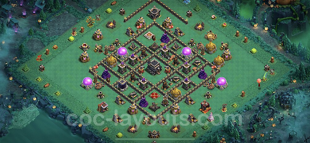 Optimized TH9 Base – Anti Everything War Plan 2026