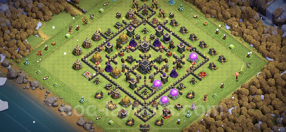 Strongest TH9 War Base – Anti Everything Guide Season 2026