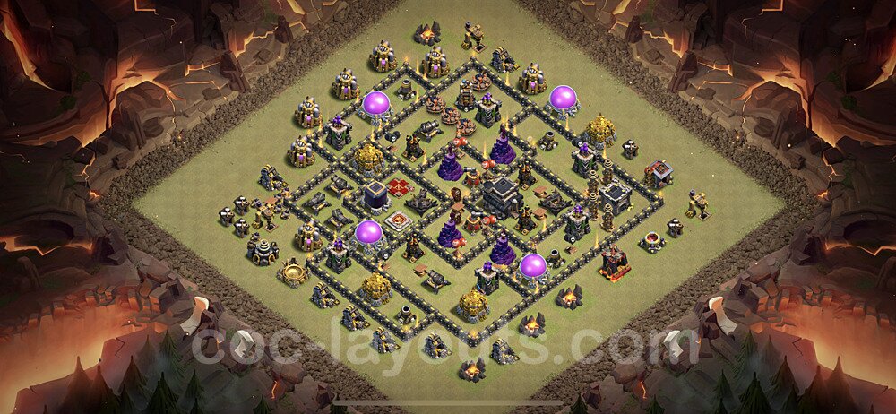 Tested TH9 War Base – Anti 3-Star Plan & Copy Link Season 2026