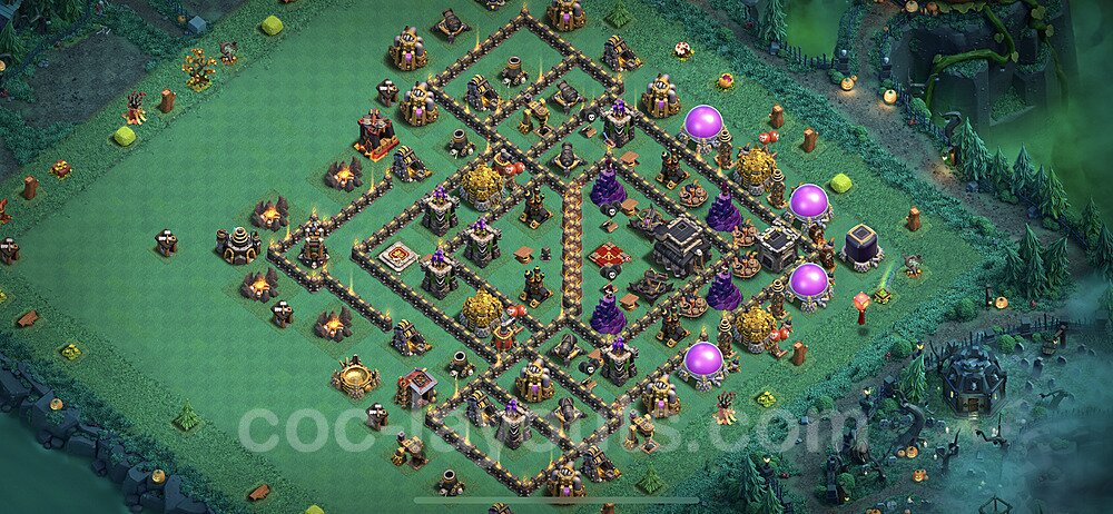 TH9 Base with Copy Link – Anti Everything War Layout Season 2026