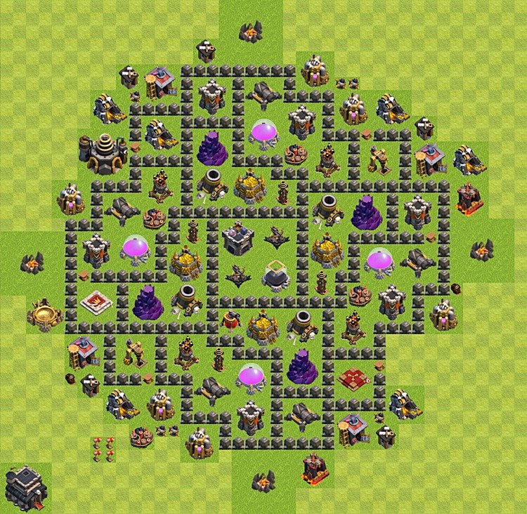 TH9 Base with Copy Link β Resource Protection Farming Layout 2026