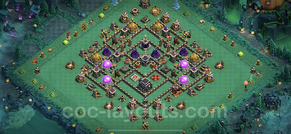 TH9 Defensive Hybrid Layout – Hybrid Defense with Link Updated 2026