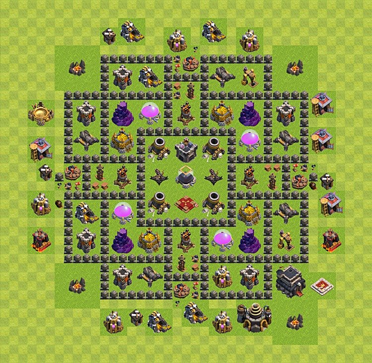 TH9 Farming Base Blueprint – Resource Protection Edition 2026