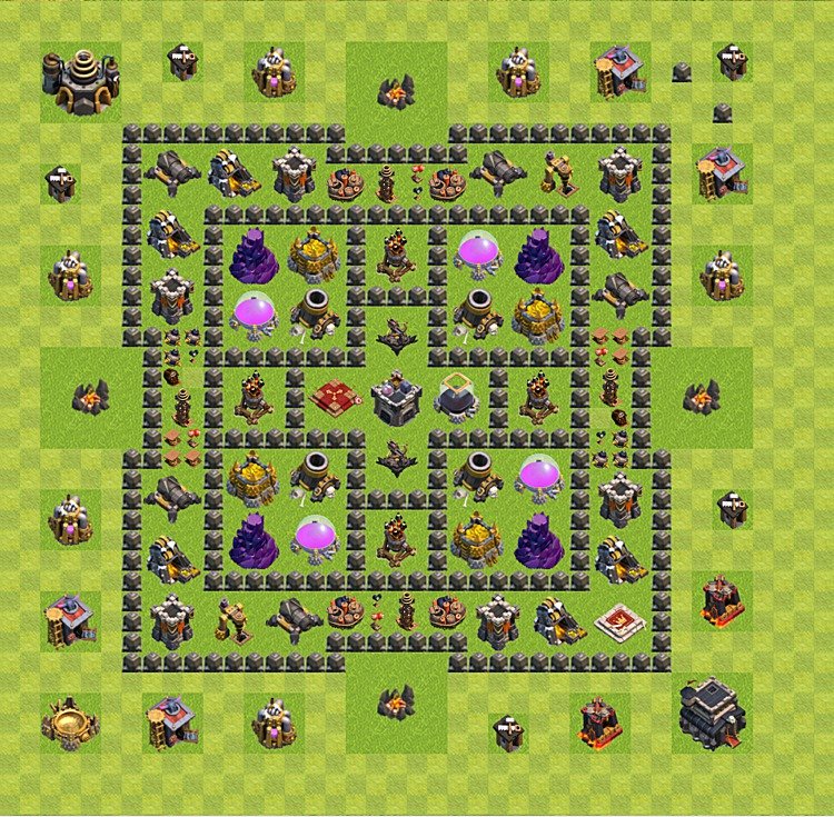 TH9 Farming Base with Copy Link – Resource Protection Strategy Updated 2026