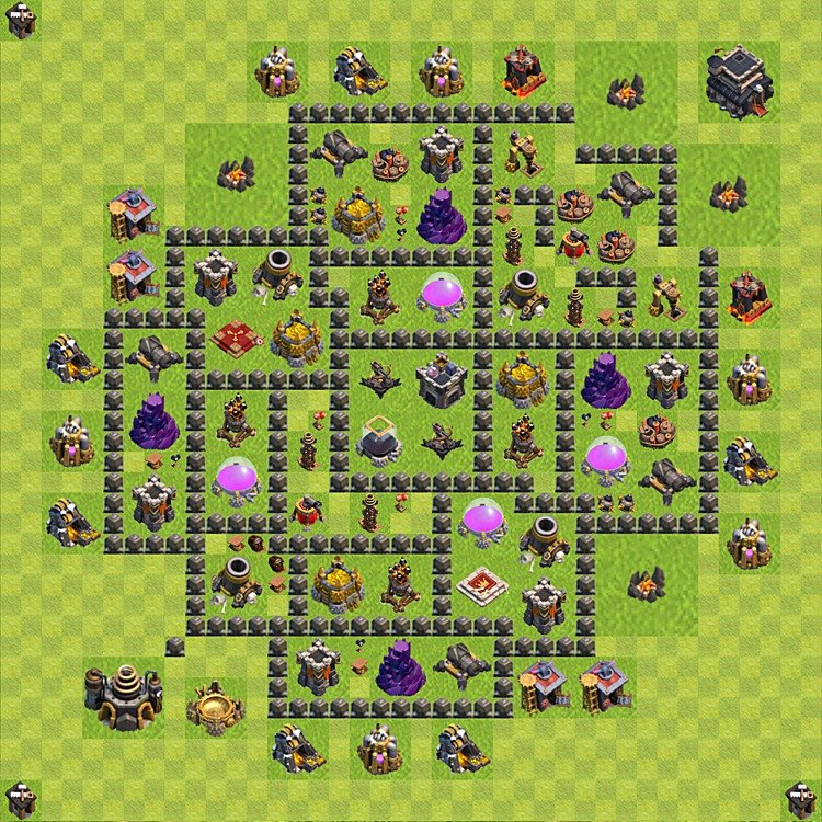 TH9 Farming Setup β Resource Protection Defensive Layout CoC 2026
