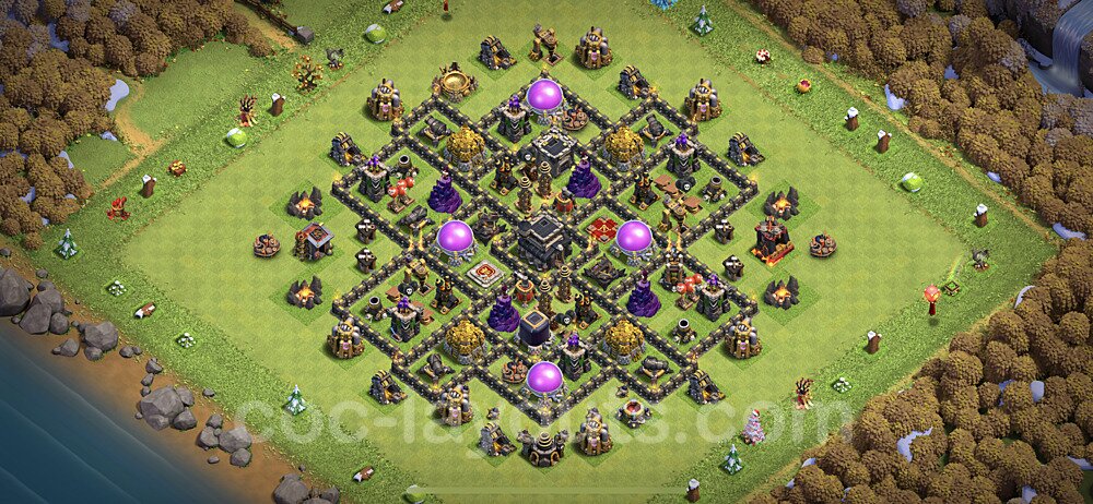 TH9 Farming Village Layout – Anti Everything Ranked Design Season 2026