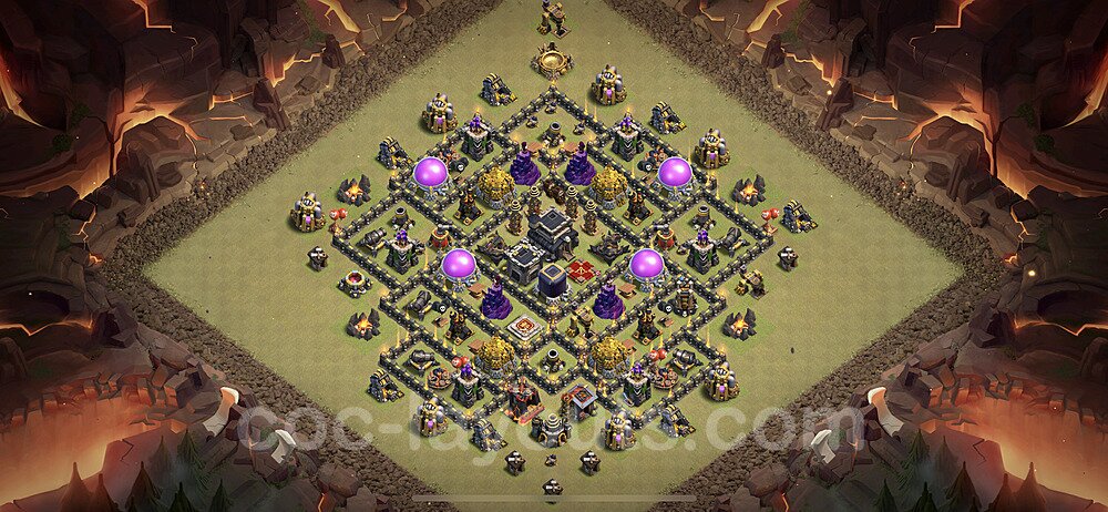 TH9 Hybrid Base Plan β Hybrid Defense with Base Link CoC 2026