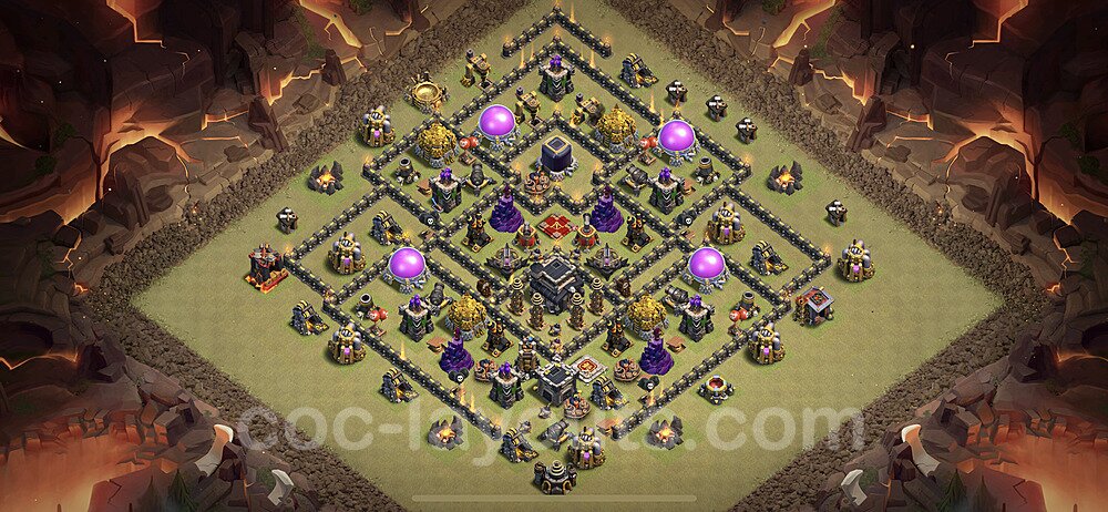 TH9 Hybrid Base with Copy Link – Hybrid Defense Strategy 2025