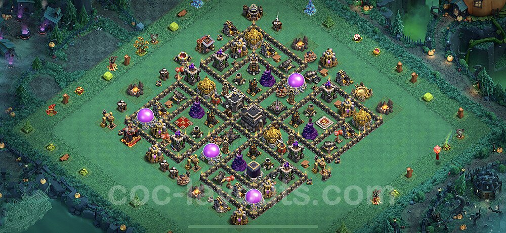 TH9 Resource Protection Base Design – Top Hybrid Layout 2025
