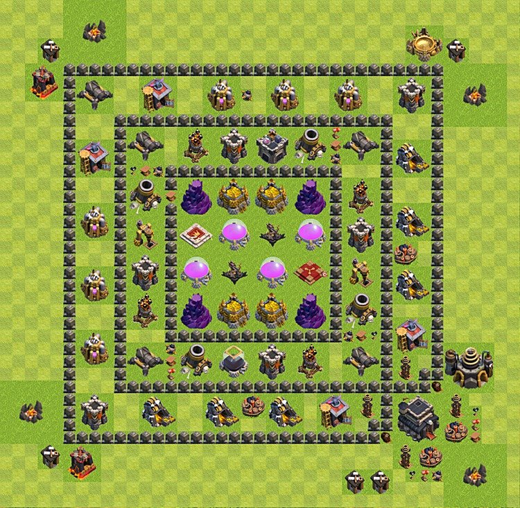 TH9 Resource Protection Farming Layout β Copy Link Included 2025