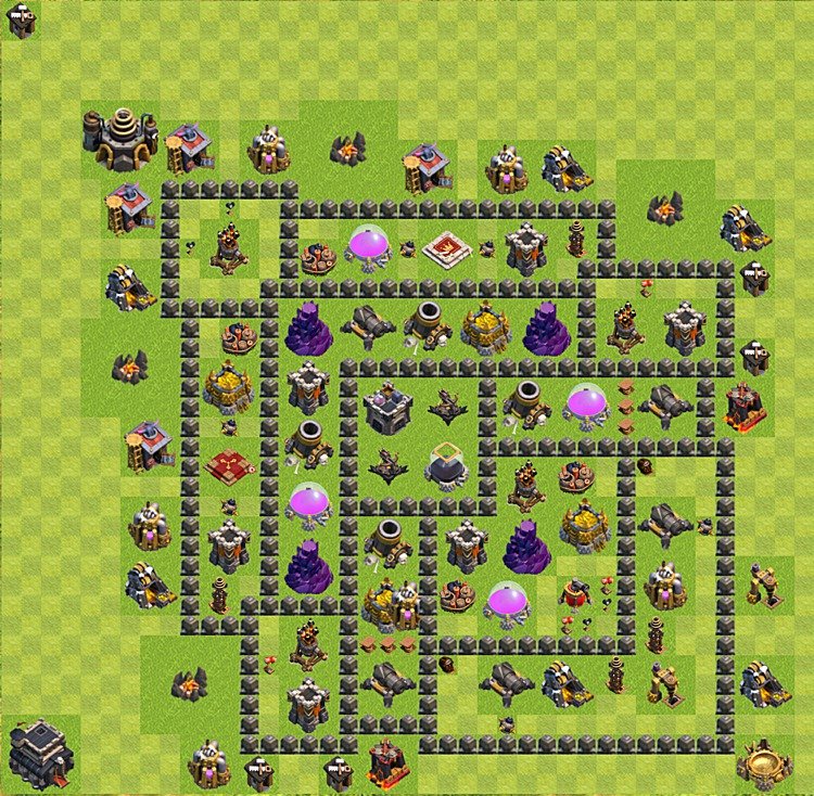 TH9 Resource Protection Farming Layout β Copy Link Included Updated 2026