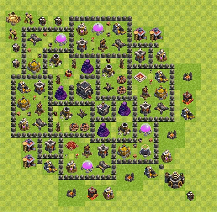 TH9 Trophy Pushing Base – Award-Winning Trophy Layout Updated 2026