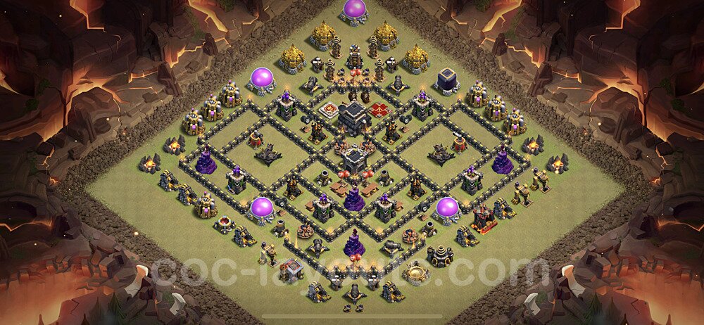 TH9 War Base Blueprint – Anti Everything Edition Updated 2026