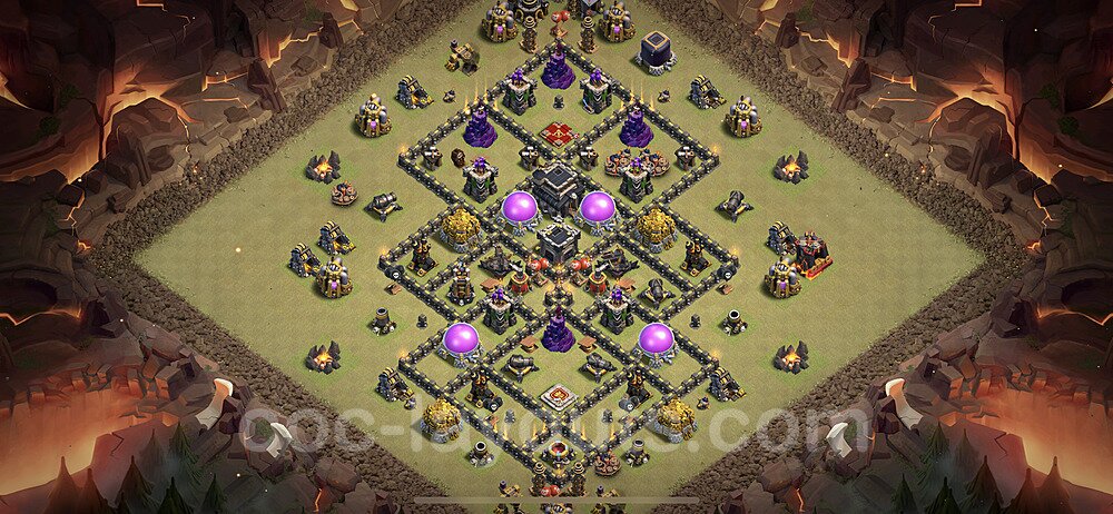 TH9 War Setup – Anti Everything Defensive Layout Updated 2026