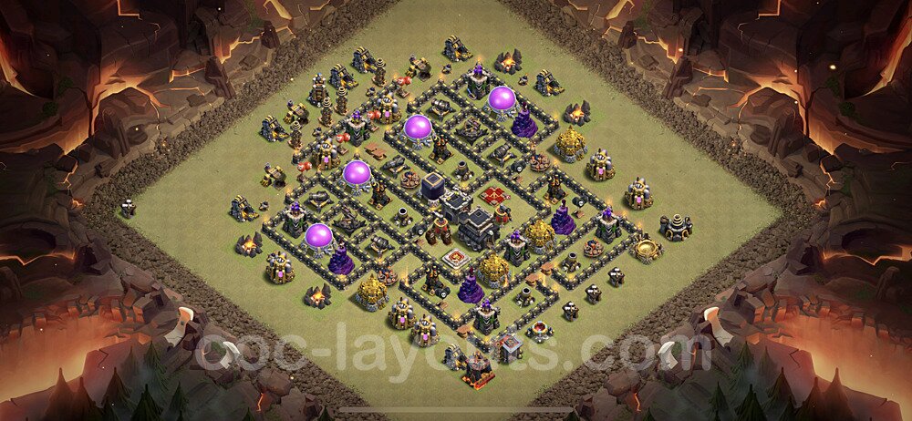 TH9 War Village Layout β Anti Everything Ranked Design 2025