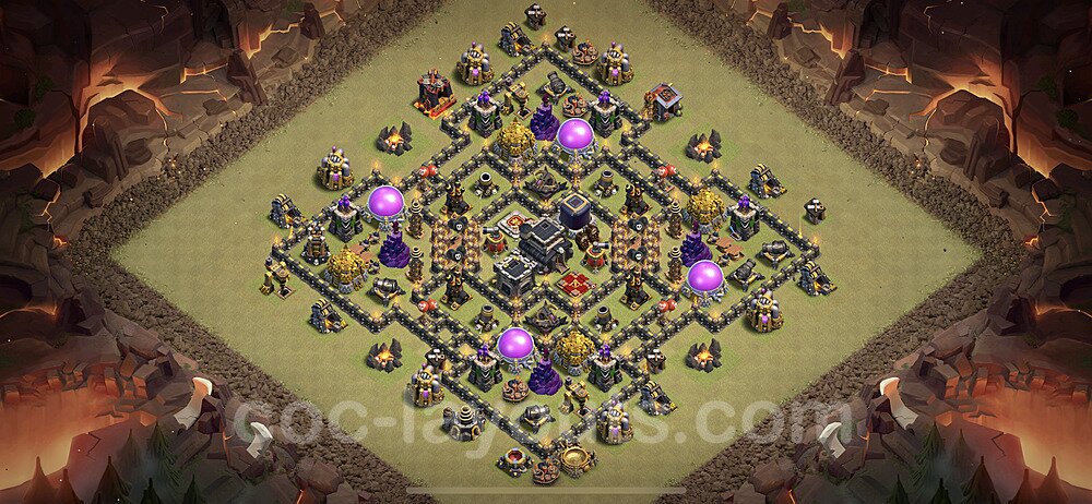 Top Rated TH9 Base β Hybrid Defense Hybrid Design Season 2026