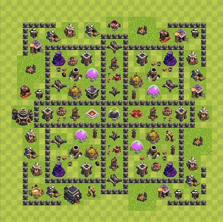 Top Rated TH9 Base – Resource Protection Farming Design 2026